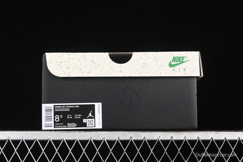 Nike Air Jordan 4 Remastered Retro Basketball Shoes in Black Grey - FQ7940-600