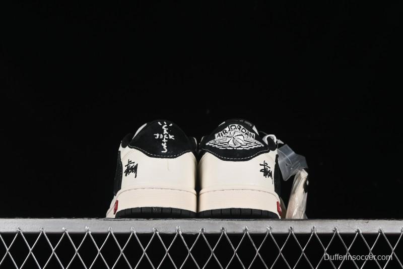 Nike Air Jordan 1 Low OG SP Travis Scott x Fragment Design Collaboration Sneakers - SJ2068-129