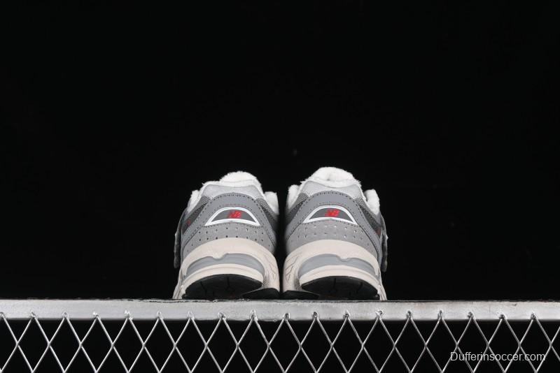 New Balance 2002R Series Kids' Hook & Loop Warm Lined Shoes - PV2002RG