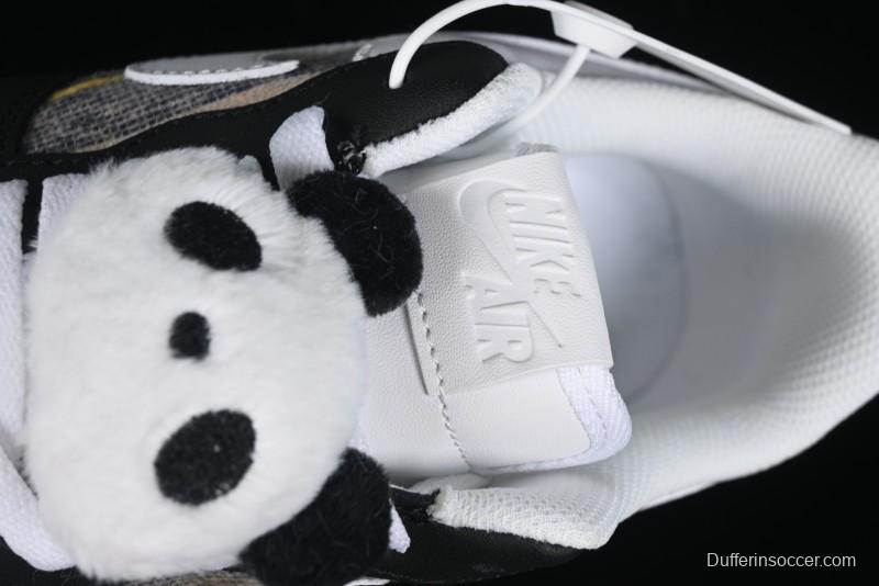 Nike Air Force 1 '07 Low Casual Sneakers with Lazy Panda Design - CW1188-768