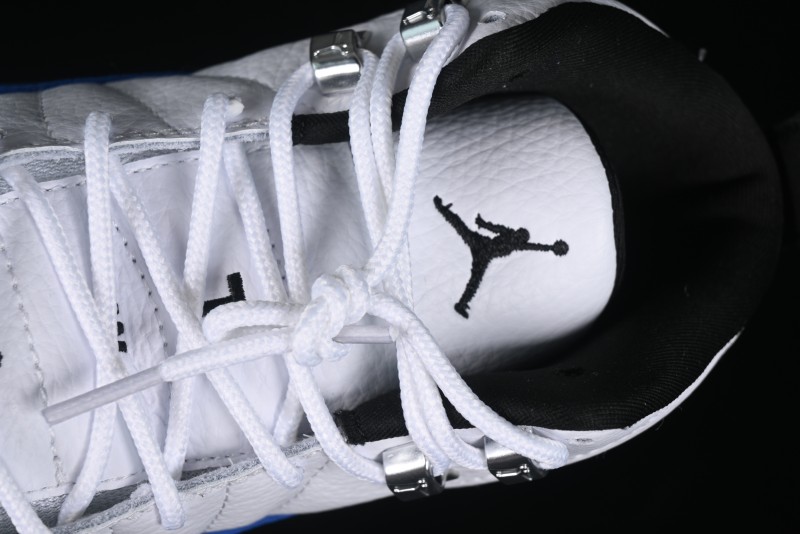 Nike Air Jordan 12 Retro Basketball Shoes in White and Blue - CT8013-140