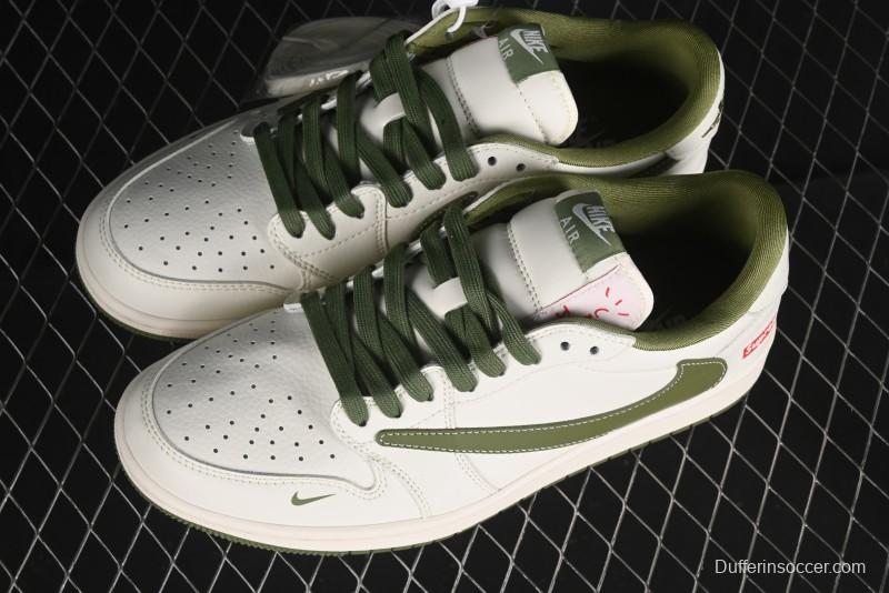 Nike Travis Scott x Fragment Design x Air Jordan 1 Low OG SP AJ1 Supreme Collaboration - XZ1168-002