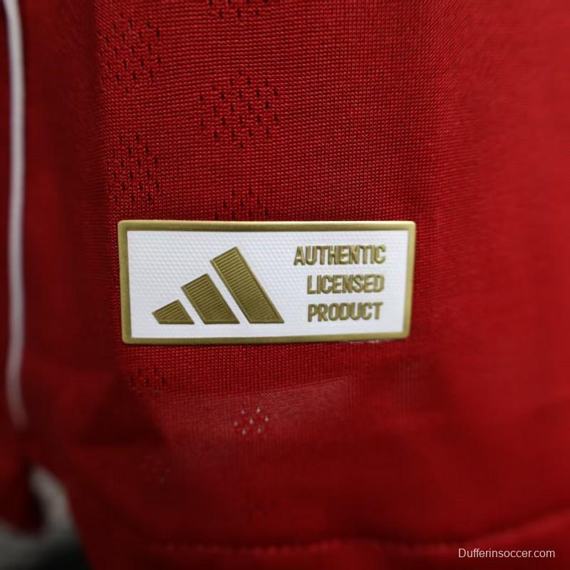 Player Version 25/26 LIverpool Home Long Sleeve Jersey