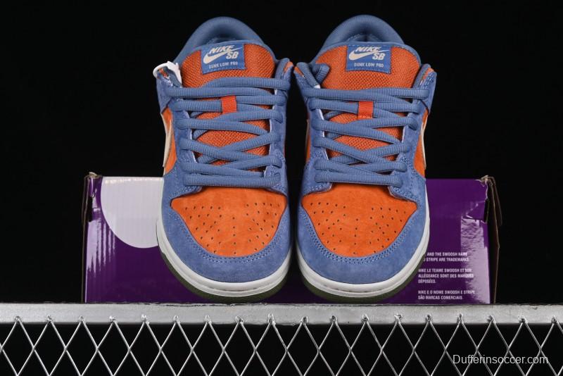 Nike SB Dunk Low Light Carbon/Monarch Maillard Style Low-Top Casual Skate Shoes - HF3063-002