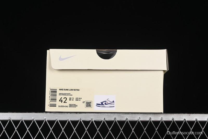 Nike SB Dunk Low UN Collaboration - Splatter Navy Swoosh Anniversary Custom Low-Top Casual Skate Shoes - DJ2024-041