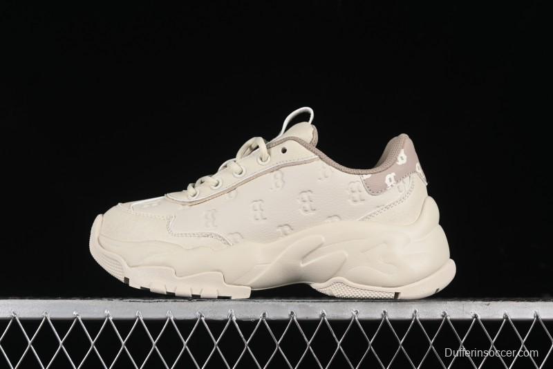 New York Yankees MLB Bigball Chunky Embo Monogram Thick Sole Sandals - 3ASHBEM4N43BGS