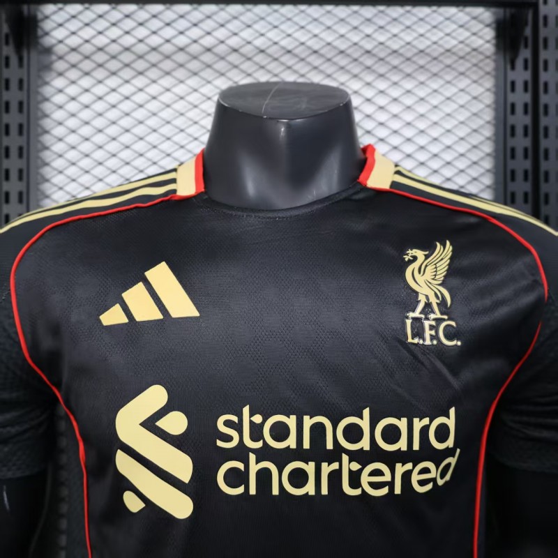 Player Version 25/26 Liverpool Third Black Jersey