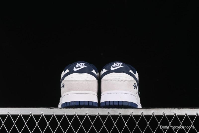 Nike SB Dunk Low Stussy Anniversary Edition Custom Low-Top Casual Skate Shoes - KK1888-003