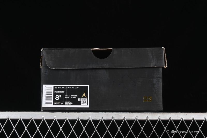 Nike Air Jordan Legacy 312 Low Basketball Shoes with Velcro Strap - FQ7827-116
