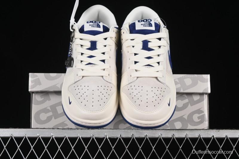 Nike SB Dunk Low The North Face Collaboration - Anniversary Edition Customized Low-Top Casual Skate Shoes - DQ10998-512