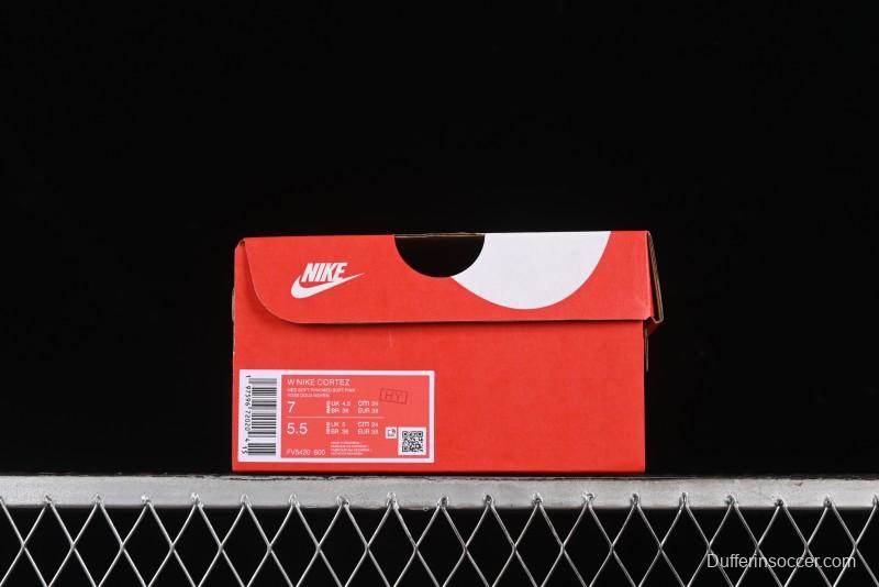 Nike Classic Cortez Leather Retro Running Shoes - FV5420-600