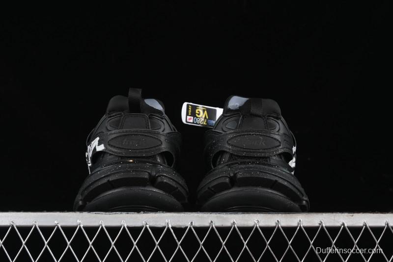 Balenciaga Track Sneaker with Transparent Heel Strap - WTRHW1090