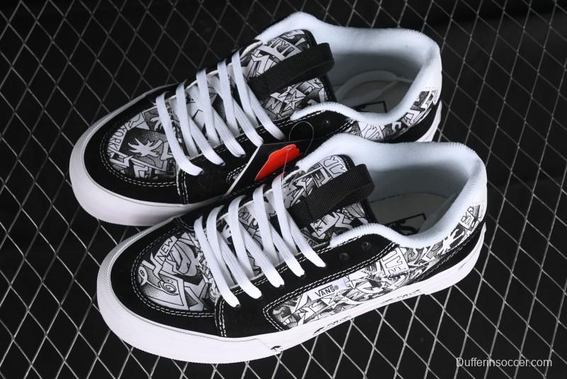 Vans Classics Knu Skool Retro Skate Shoes with Enlarged Toe and Thickened Tongue - VN000CZWBHJ