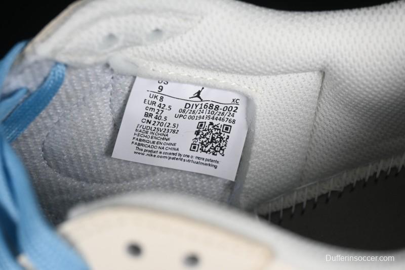 Nike Travis Scott x Fragment Design x Air Jordan 1 Low OG SP AJ1 Supreme North Face Collaboration - DIY1688-002