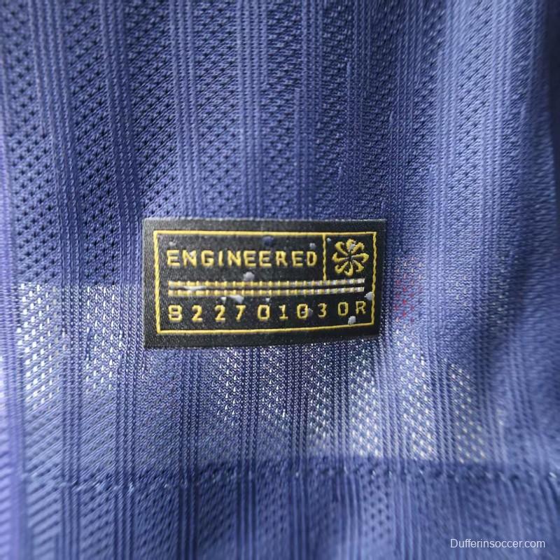 Player Version 25/26 Barcelona Blue and Red Striped with Spotify Sponsor Jersey