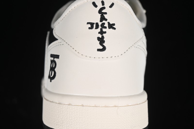 Nike Travis Scott x Fragment Design x Air Jordan 1 Low OG SP AJ1 Burberry Collaboration - BB6588-316