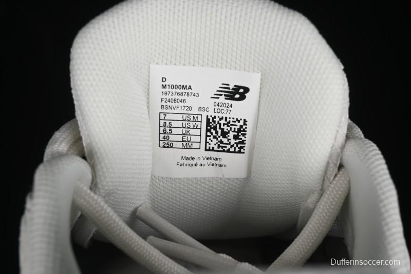 New Balance 1000 Series Retro Dad Style Low-Top Casual Running Shoes - M1000MA