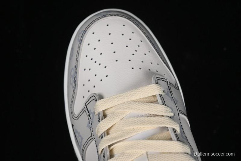 Nike Dunk Low Retro Casual Sneakers with Ancient Tang Print Design - FJ4188-001