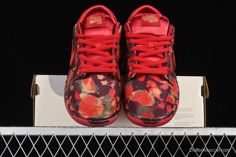Nike SB Dunk Low The Wizard Of Oz Limited Edition Tear-Away Casual Sneakers - FZ1291-600