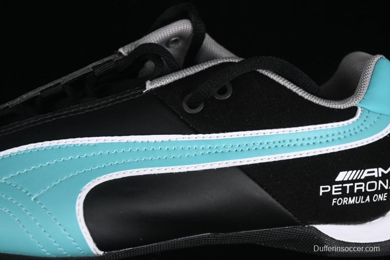 Puma Sparco Future Round Toe Lace-Up Leather Fabric Low-Top Lifestyle Casual Shoes - 308155-01