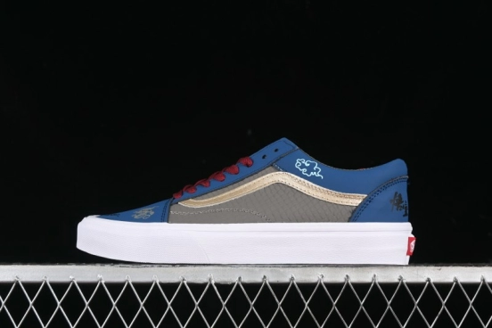 Vans Old Skool Black Wukong Themed Low-Top Retro Skate Shoes - VN0A45JCGIE