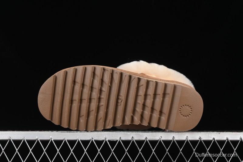 UGG Nita Platform Shearling Lined Winter Boots with Leather Upper - 1166733