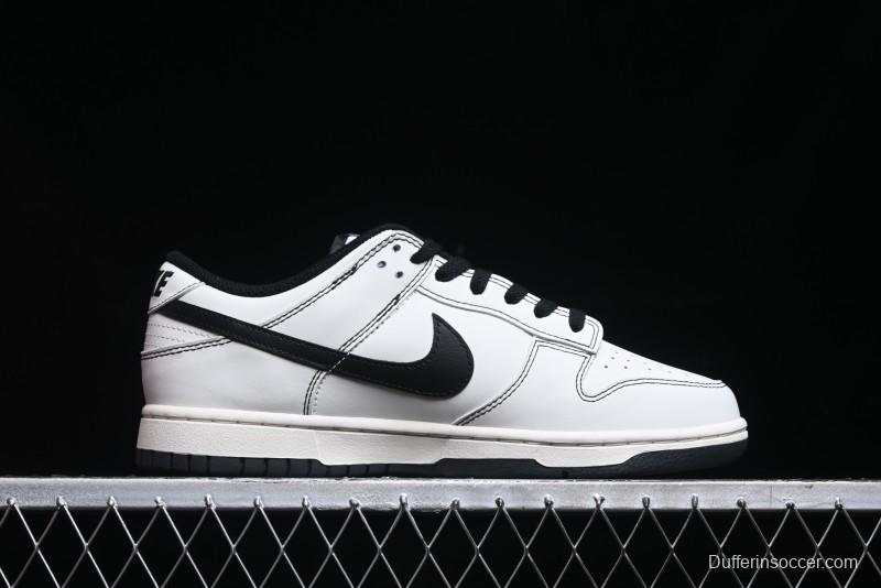 Nike Dunk Low Retro Panda Oxidized Vintage High Street Casual Sneakers - DD1391-100
