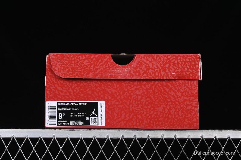 Nike Air Jordan 3 Retro Valentine's Day Limited Edition - HJ0178-600