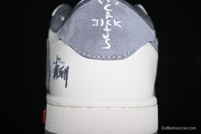 Nike Travis Scott x Fragment Design x Air Jordan 1 Low OG SP AJ1 Retro Sneakers - SJ2068-125