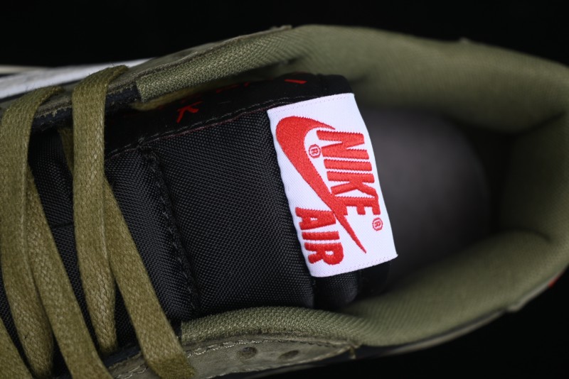 Nike Travis Scott x Air Jordan 1 Low OG AJ1 Collaboration Reverse Swoosh Sneakers - DM7866-002