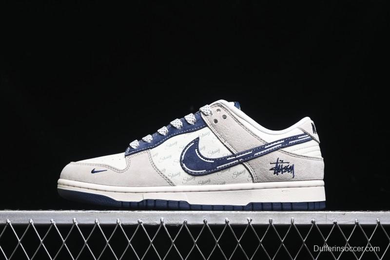 Nike SB Dunk Low Stussy Anniversary Custom Low-Top Casual Skate Shoes - FC1688-197