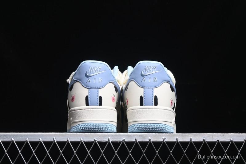 Nike Air Force 1 '07 Low Milk Pig Casual Lace-Up Sneakers - BD7701-110