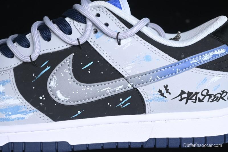 Nike Dunk Low Retro Casual Sneakers with Cosmic Star Eye Design - FQ8826-100