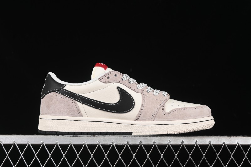 Nike Travis Scott x Fragment Design x Air Jordan 1 Low OG SP AJ1 Retro Sneakers - SJ2068-131