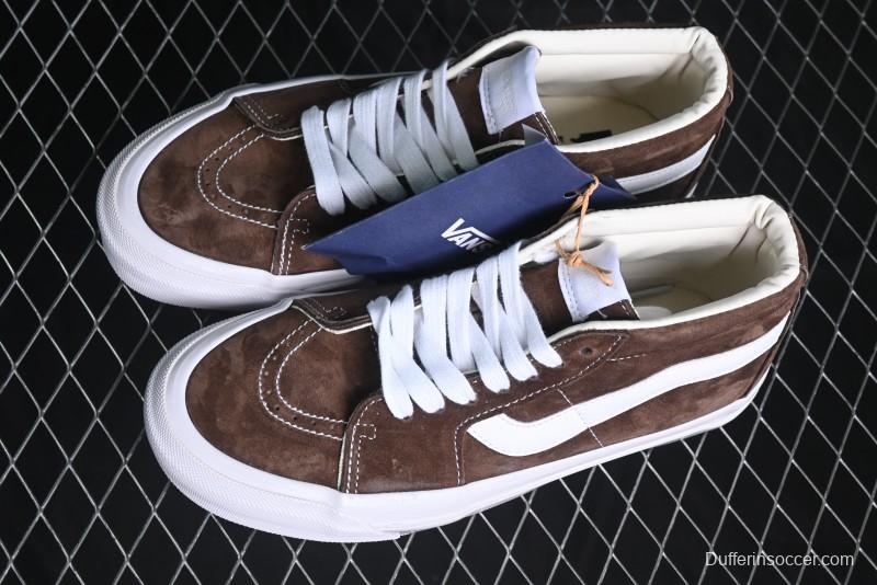 Vans Sk8-Mid Reissue 83 Premium Suede Retro Skate Shoes - VN000CQQDMV