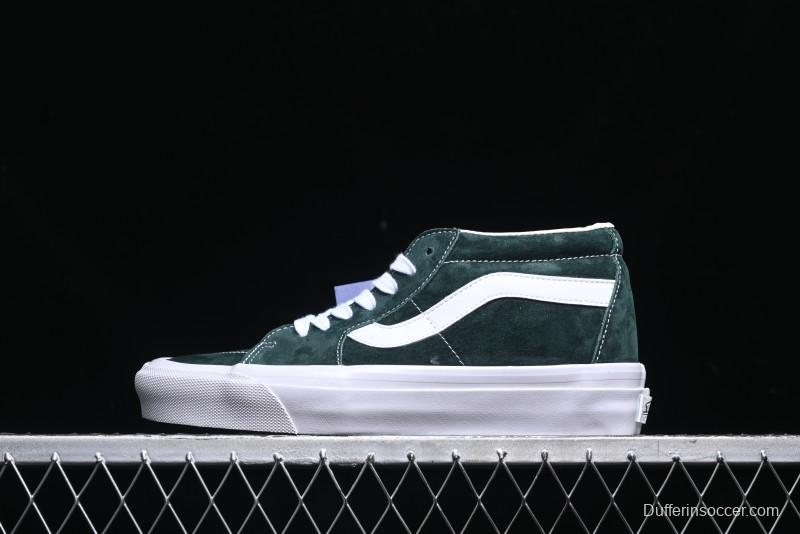 Vans Sk8-Mid Reissue 83 Premium Suede Retro Skate Shoes - VN000CQQPRM