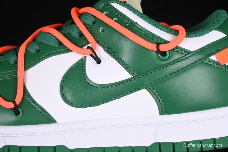 Off-White x Futura x Nike Dunk Low OW Collaboration Sneakers - CT0856-100