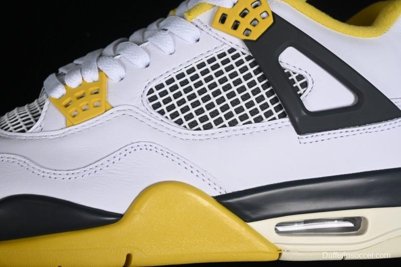 Nike Air Jordan 4 Retro Vivid Sulfur Basketball Shoes - AQ9129-101