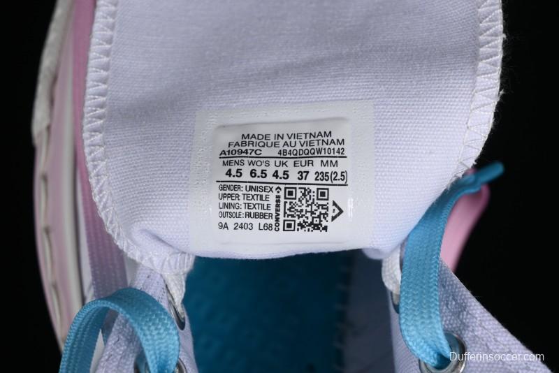 Converse Chuck 1970s Ice Cream Fun White Pink High Top Canvas Sneakers - A10947C