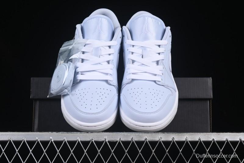 Nike Air Jordan 1 Low Casual Sneakers in Light Blue - FV8486-400