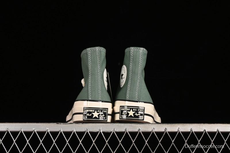 Converse Chuck 1970s High Top Casual Canvas Sneakers in Pine Green - A06521C