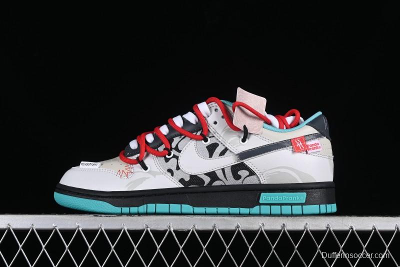 Nike Dunk Low Panda Prank CNY Year of the Dragon Limited Edition SB Low-top Casual Sneakers - DV0831-101