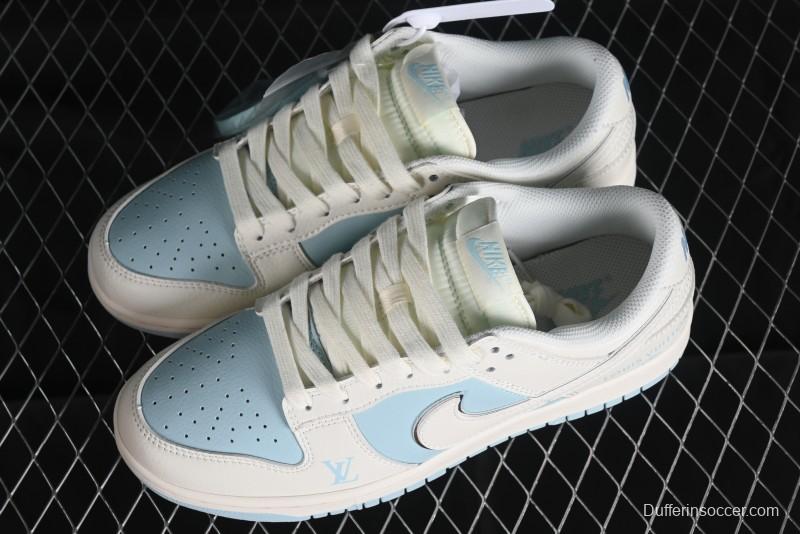 Nike SB Dunk Low LV Collaboration Anniversary Edition Premium Custom Low-Top Casual Sneakers - BB8766-209