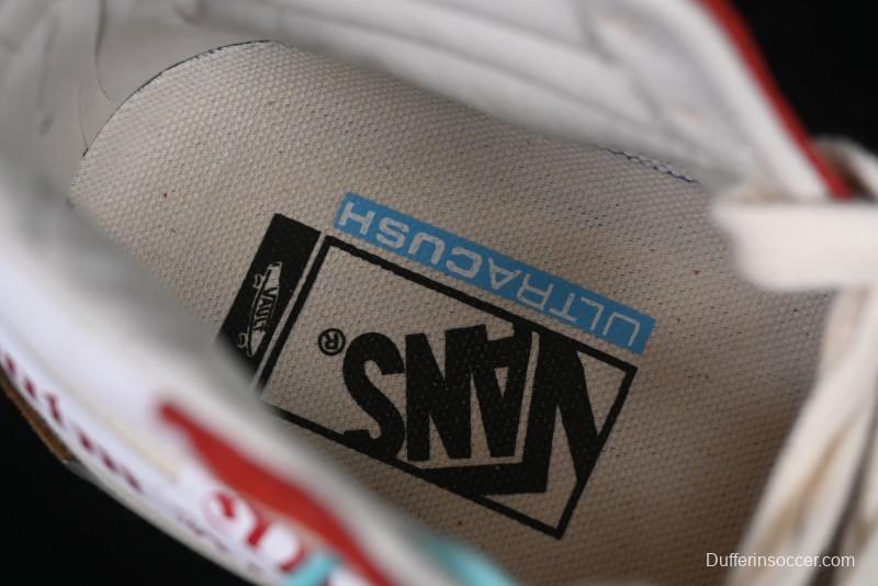 Palm Angels x Vans Sk8-Mid Mid-Top Casual Skate Shoes with Vintage-Inspired Design - VN000CRPGRN