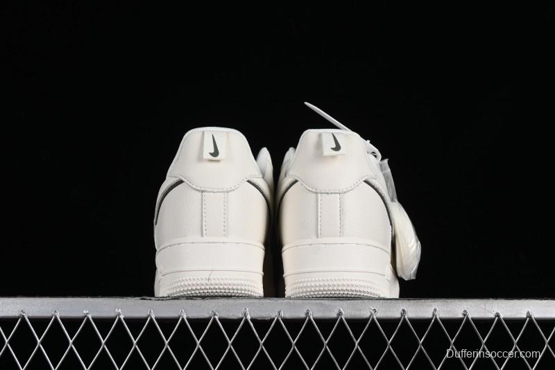 Nike Air Force 1 '07 Low Classic Military Green Mini Swoosh Starry Sky Casual Sneakers - MJ0319-022