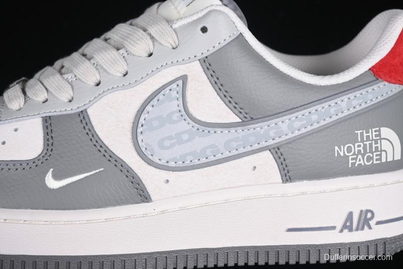 Nike Air Force 1 '07 Low The North Face x CDG Light Grey Casual Sneakers - DM6688-050