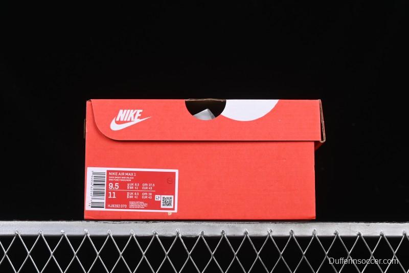 Nike Air Max 1 Retro Running Shoes with Half-Sole Air Cushion - HJ9292-070