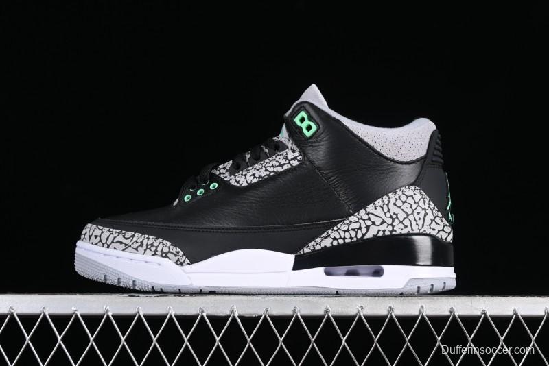 Nike Air Jordan 3 Retro Sneakers Green Glow - CT8532-031