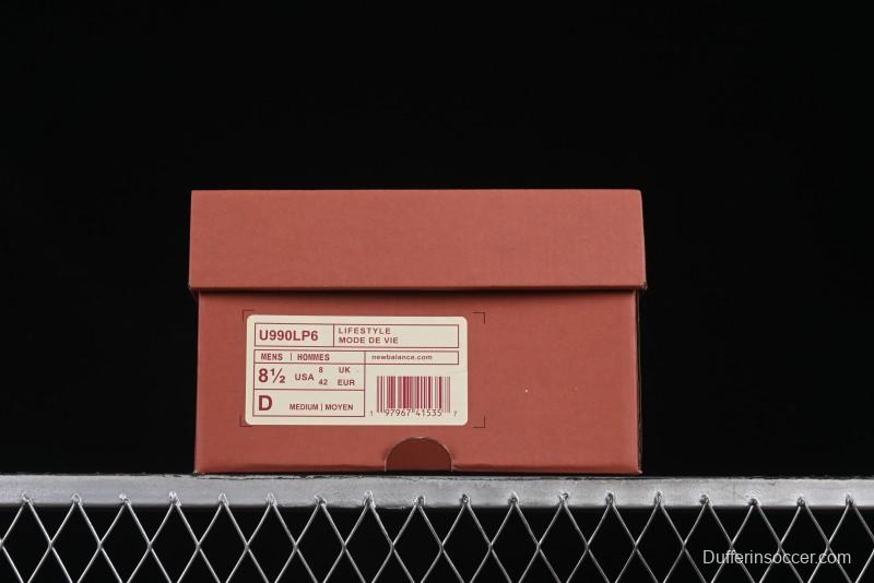 New Balance Made in USA M990 Series Premium Heritage Retro Running Shoes - U990LP6