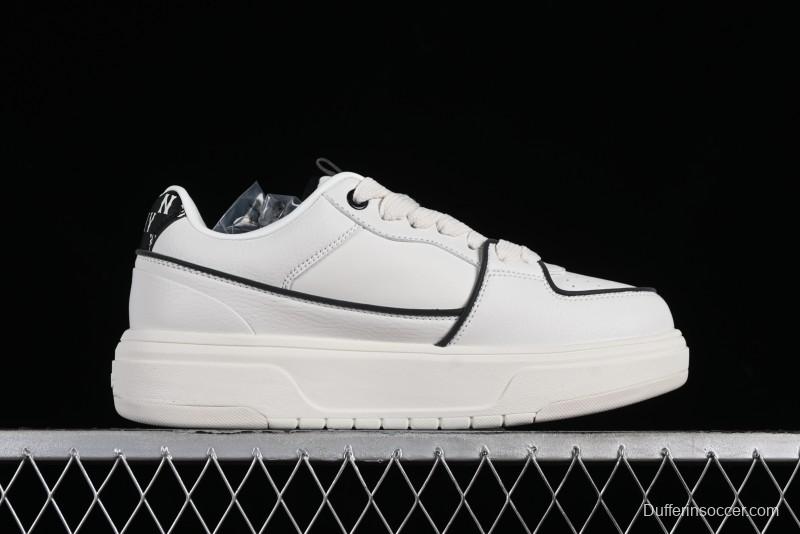MLB Chunky Liner Basic New York Yankees Thick Sole Casual Sneakers with 6cm Height Increase - 3ASXCLR3N50WHS